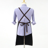 Promotion wholesale soft pu fabric pockets apron with functional pockets