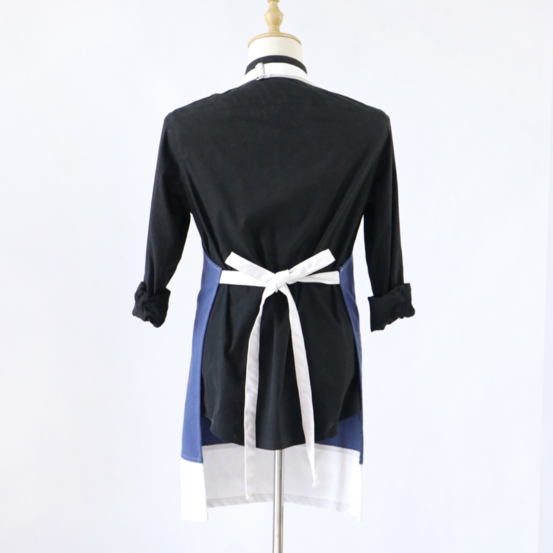 Factory Direct Wholesale Home Garden Cotton Apron Kitchen Cooking And Cleaning Apron