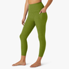 Sexy design high waist yoga legging set for women high end butt lift leggings with customized logo