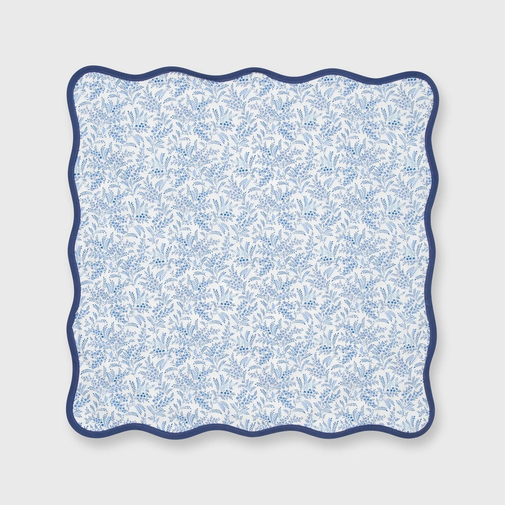 High Quality Scallop Edge Napkins Stone Washed 100% Natural Color Flax linen Table Napkins