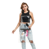 New fashion clear transparent apron custom color logo design hair salon washable TPU apron for Man and women