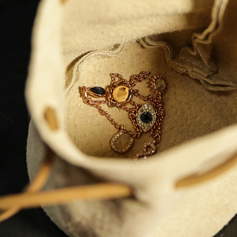 Factory Custom Microfiber Suede Gift Drawstring Bag for Jewelry And Watch Package