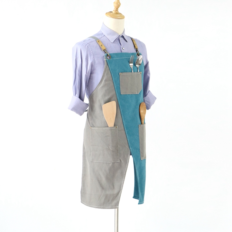 Original Design Factory New Style Polyester Cotton Canvas Apron , Professional Work Apron