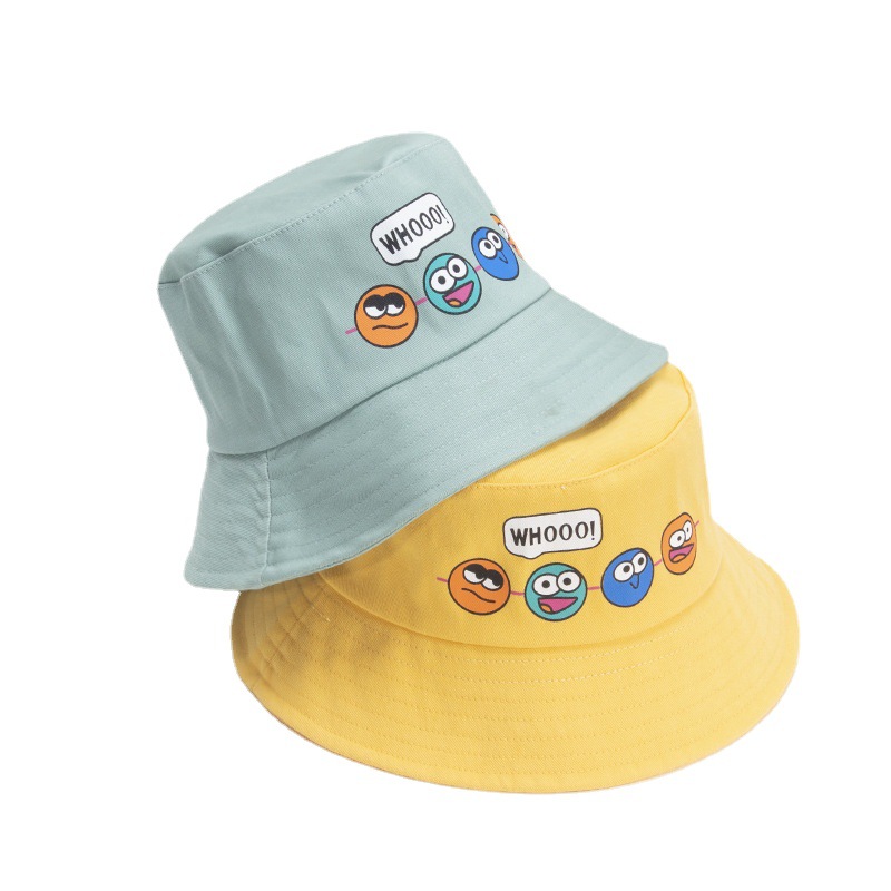 OEM/ODM Children's Hat Baby Casual Fisherman Hat Men And Women Unisex Sun Hat LOGO Custom Cartoon Hat for Kids