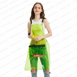 2023 New Popular Waterproof TPU Apron For Barber Haircut Antifouling Oilproof Painting Men Women Work Clothes Kitchen Apron