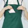 Professional studio polyester cotton painting apron with multifunction tool pockets