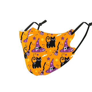 Various Halloween Printing Breathable Fashion And Anti-dust Cotton Masks for Adult And Children