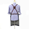 Wear-resistant And Eco Friendly Denim Canvas Apron Kitchen Cooking Apron Wholesale
