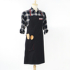 Long Black Cotton Apron Factory Wholesale Multifunctional Canvas Kitchen Cooking Apron Design
