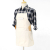 Amazon Hot Sale Custom Logo Simple And Lightweight Cotton Apron with Large Pocket