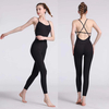 Wholesale Fashional One Piece Yoga Wear Women's Active High Waist Hip Lifting Workout Sets 