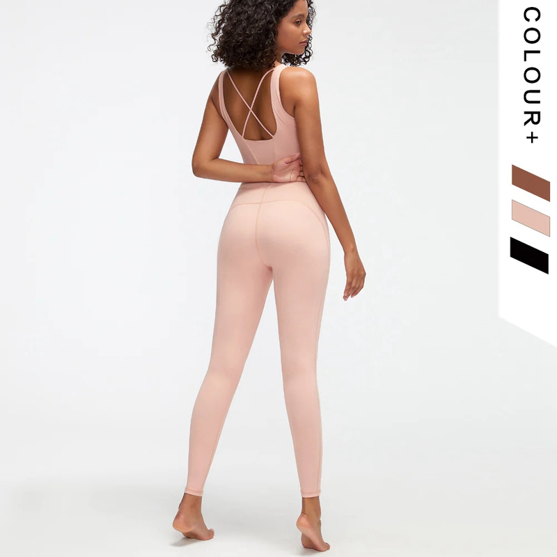 Wholesale custom breathable quick dry high waist sports yoga sets fitness workout yoga bodysuits for women 