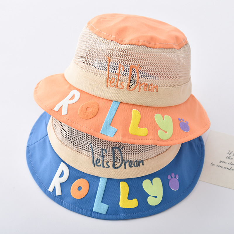 Factory Custom 2022 Baby Hat Summer Boy And Girls Sun Hat Big Brim Children Sun Protection Hat Cute Summer Boy Sun Fishing Hat for Kids