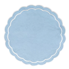 Scalloped Round Cotton Applique Napkin Combine Practicality With Style Exclusively Made Table Decor
