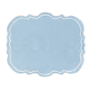 Scalloped Rectangular Linen Applique Placemat Fashion vintage Table Decor Exquisite Mats For Party