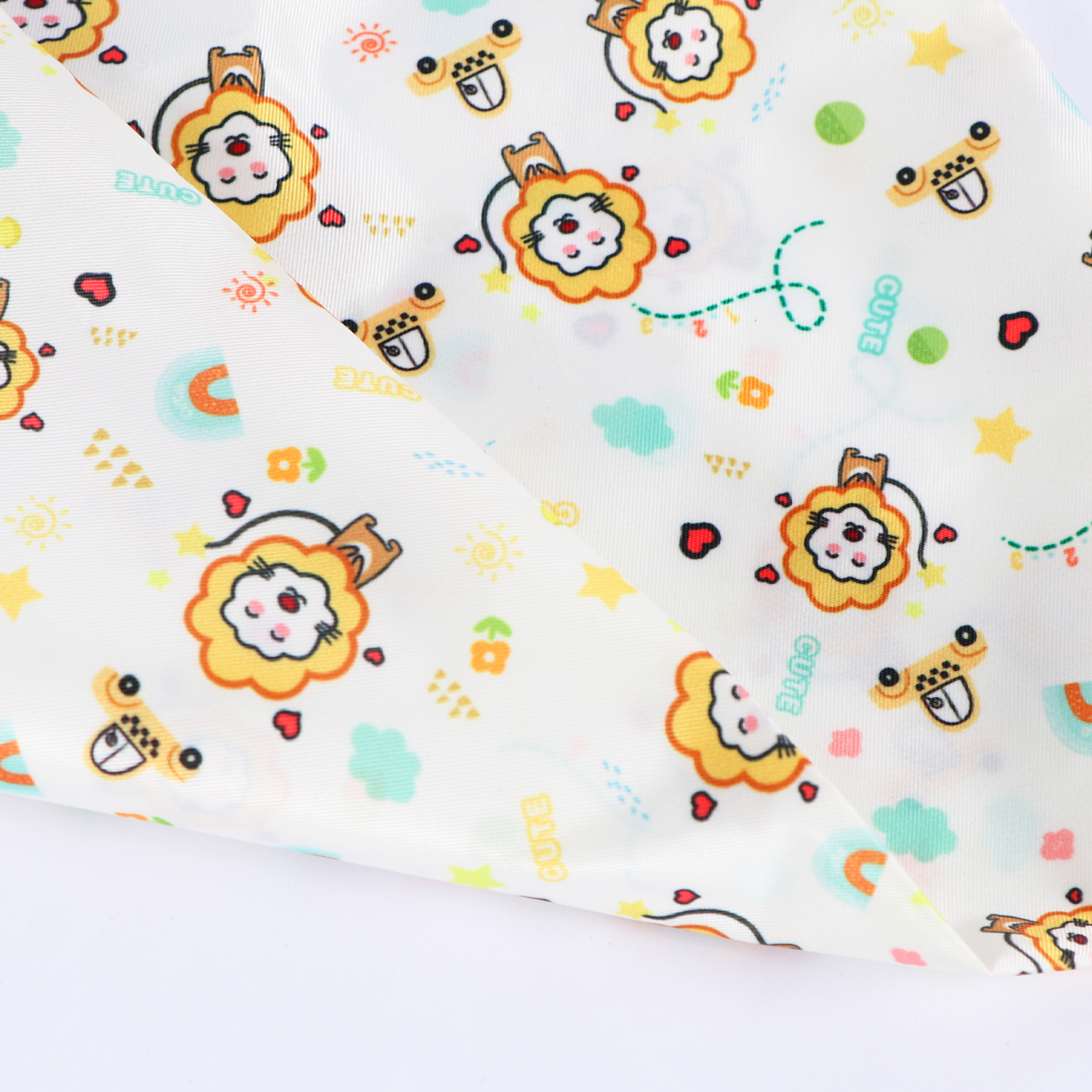 Portable Design Polyester Snack Bag Custom Logo Digital Printing Zipper Bag for Outdoor 