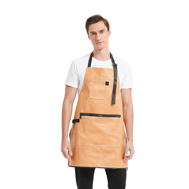 Tyvek Chef Aprons - Cross Back&Adjustable Dupont Paper Apron for Men And Women With Pockets