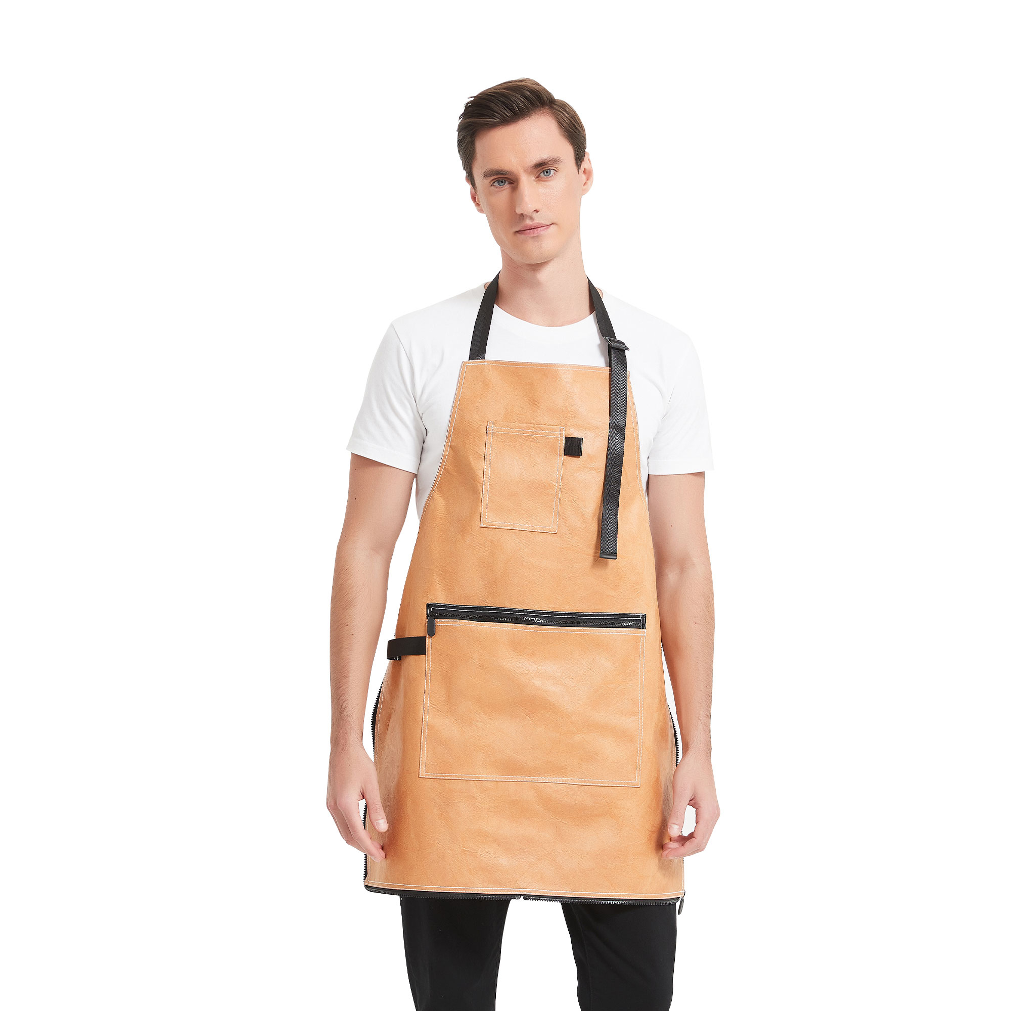Tyvek Chef Aprons - Cross Back&Adjustable Dupont Paper Apron for Men And Women With Pockets