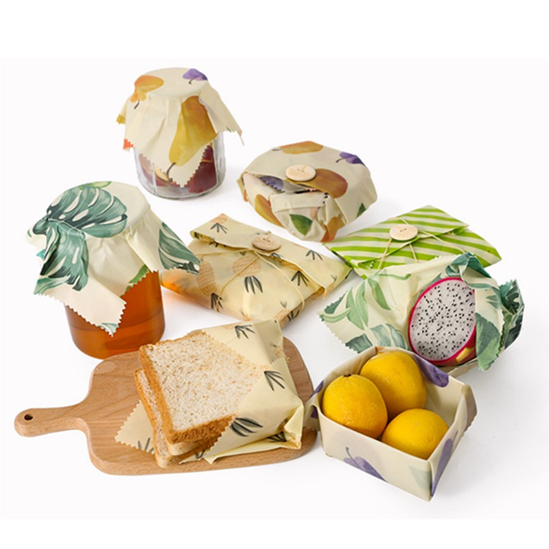 Factory Direct Sale Organic Cotton Beeswax Fresh-keeping Bag, Reusable Beeswax Fresh-keeping Cloth