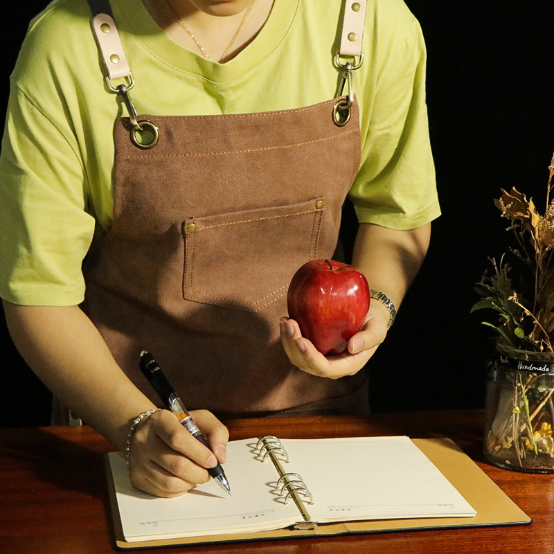 Wear-resistant Thicken Industrial Canvas Apron for Professional Worker