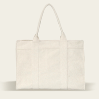 Simple business unisex classic tote bag recyclable bulk canvas bag with logo custom