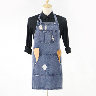 Fashionable Washed Denim Apron