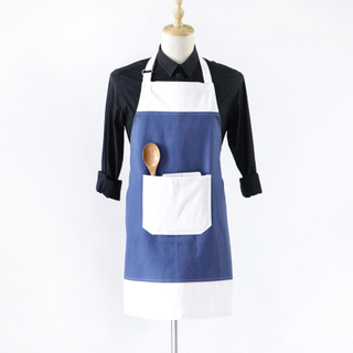 Factory Direct Wholesale Home Garden Cotton Apron Kitchen Cooking And Cleaning Apron