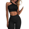 Workout Outfits for Women 2 Piece Seamless Sport Bra High Waist Yoga Leggings Sets