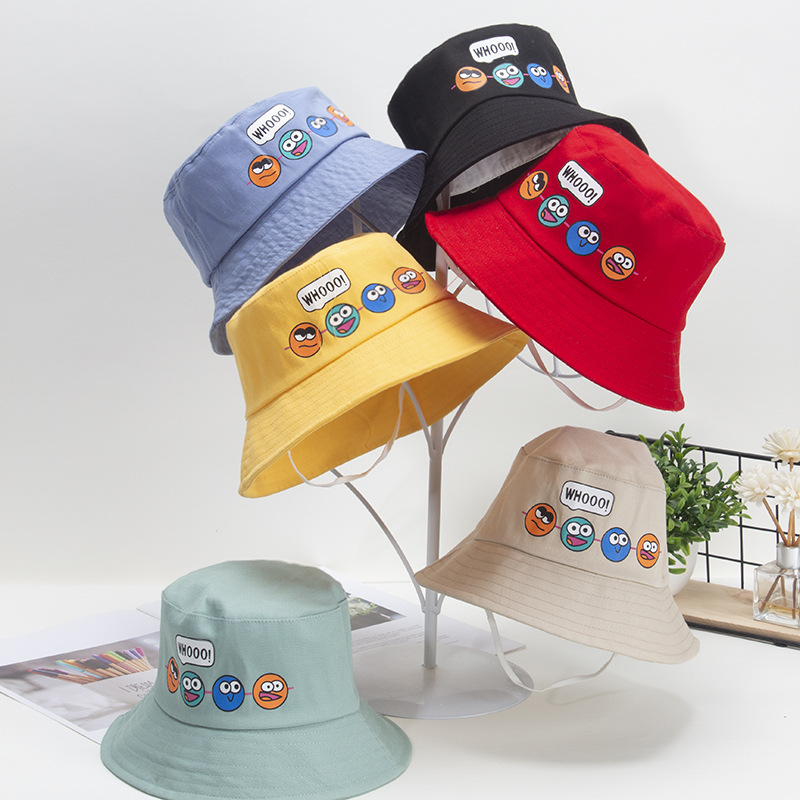 OEM/ODM Children's Hat Baby Casual Fisherman Hat Men And Women Unisex Sun Hat LOGO Custom Cartoon Hat for Kids