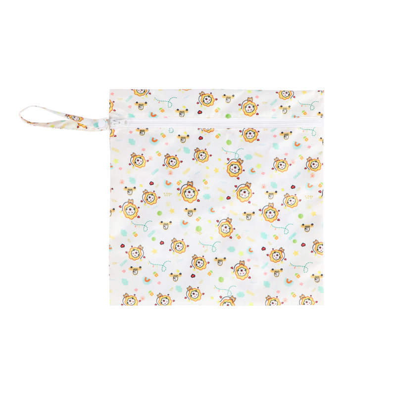 Portable Design Polyester Snack Bag Custom Logo Digital Printing Zipper Bag for Outdoor 