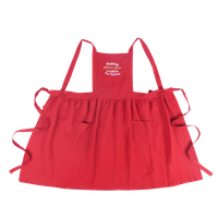 Cotton Linen Parent And Child Apron Cute Baking Apron Adjustable Kitchen Apron for Women And Children