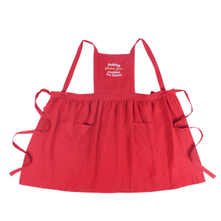 Cotton Linen Parent And Child Apron Cute Baking Apron Adjustable Kitchen Apron for Women And Children