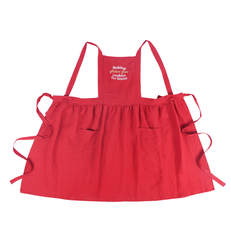 Cotton Linen Parent And Child Apron Cute Baking Apron Adjustable Kitchen Apron for Women And Children
