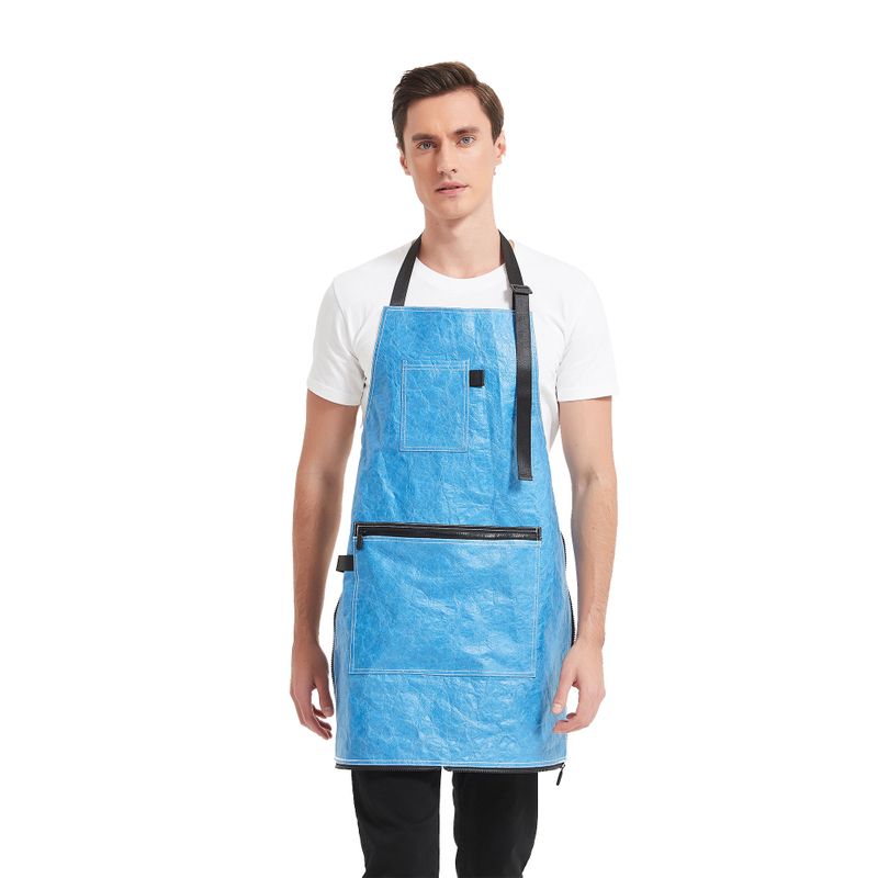 Tyvek Chef Aprons - Cross Back&Adjustable Dupont Paper Apron for Men And Women With Pockets