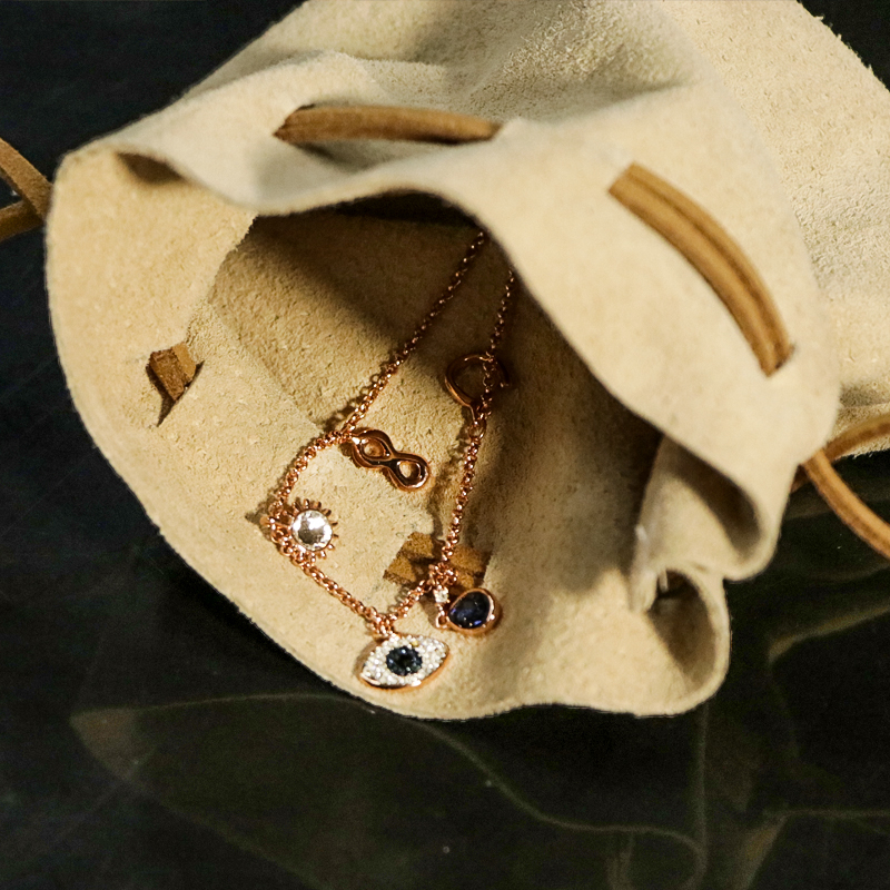 Factory Custom Microfiber Suede Gift Drawstring Bag for Jewelry And Watch Package