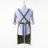 Simple Fashion Army Green Polyester Cotton Canvas Apron Garden Cleaning Work Apron