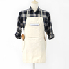 Amazon Hot Sale Custom Logo Simple And Lightweight Cotton Apron with Large Pocket