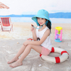 New Listing Children's Sun Hat Spring And Summer UV Protection Sun Hat Boys And Girls Fisherman Hat Baby Beach Sun Hat