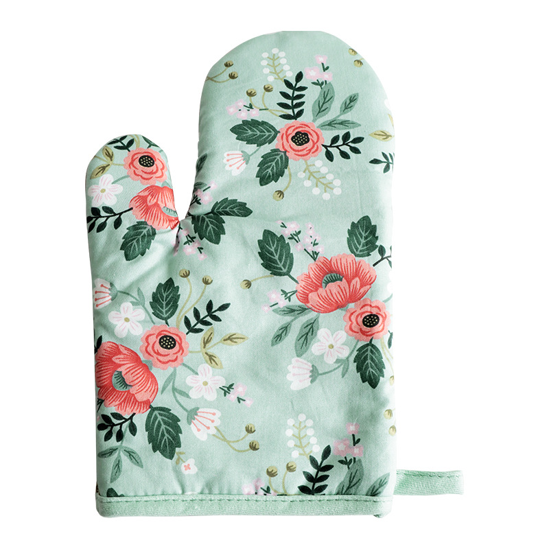 OEM ODM Factory Professional Factory Custom Nordic Style Thick Models of Household Kitchen Microwave Gloves Insulation Oven Gloves Baking Mitt Pot Holder