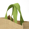 Natural eco friendly breathable strong durable load bearing 20kg linen tote bag for wholesale