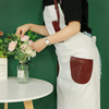 Polyester cotton canvas kitchen cooking cleaning apron for work