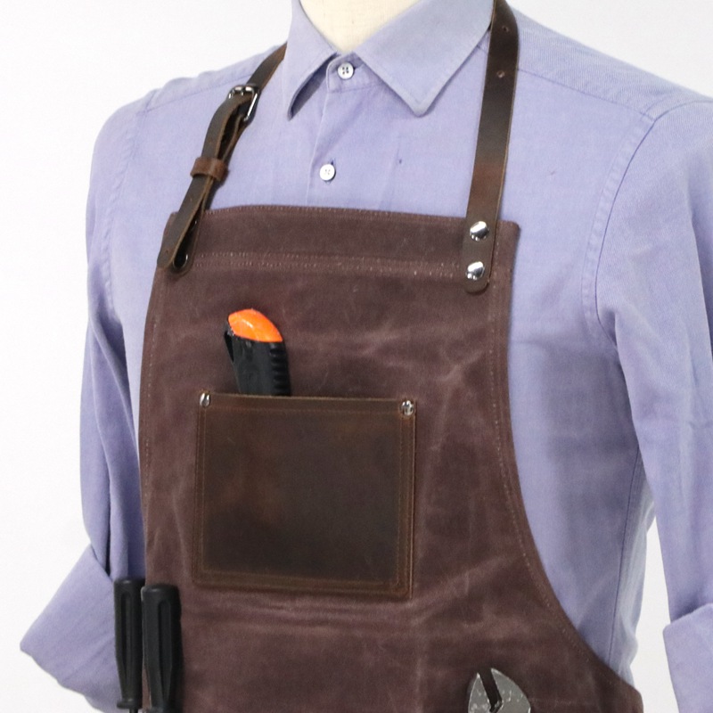 waxed canvas apron (4) waxed canvas apron (4)