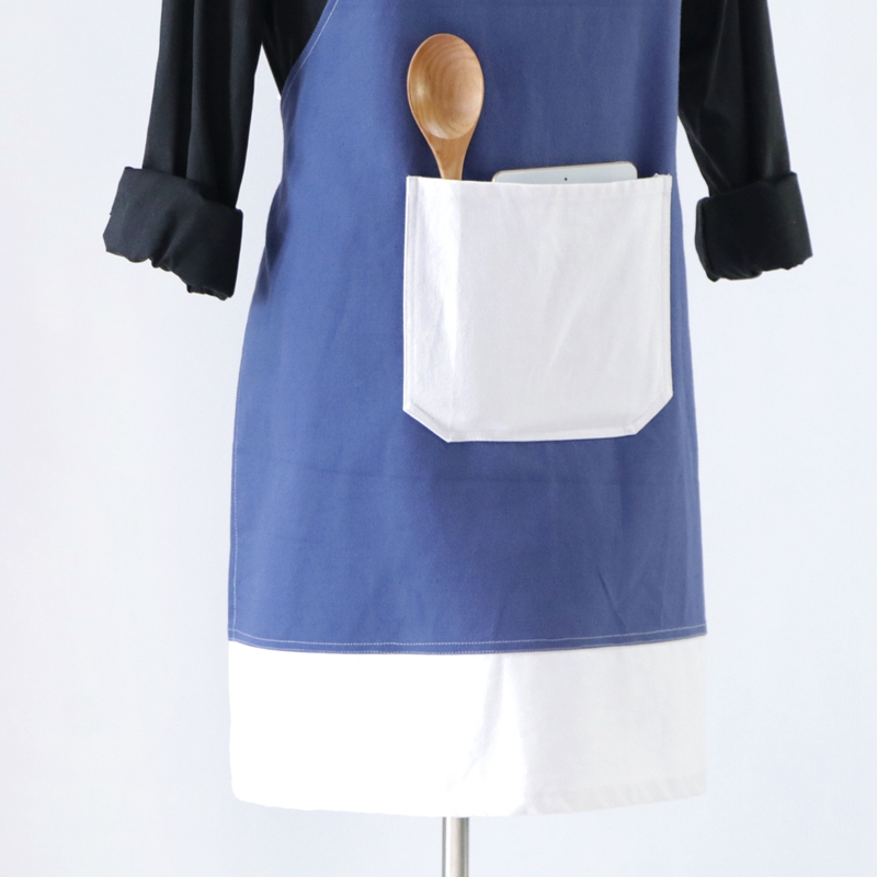 Factory Direct Wholesale Home Garden Cotton Apron Kitchen Cooking And Cleaning Apron