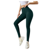 Sexy Design Fitness Yoga Pants Women's Long Sleeve Seamless Running Leggings Gym Workout Top Wear Pants 