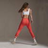 New arrival peach hip sexy fitness yoga leggings high waist sports seamless yoga pants for women 