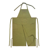 Full Coverage Pottery Apron Split Leg 100% Cotton Canvas Potter's Aprons For Men & Women For Ceramic Wheel Throwing