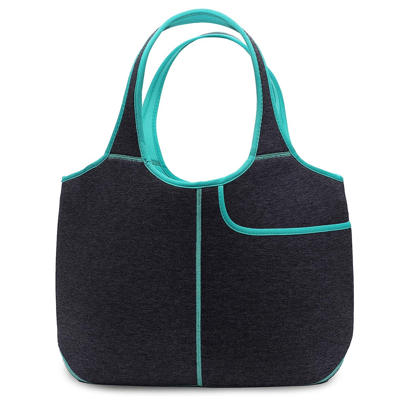 Women's Soft Tote Shoulder Bag Neoprene Handbag Laptop Computer Travel Bag Purse