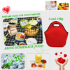 Waterproof Insulated Thermal Reusable Neoprene Lunch Bag With Zipper for Outdoor Travel Work School Picnic