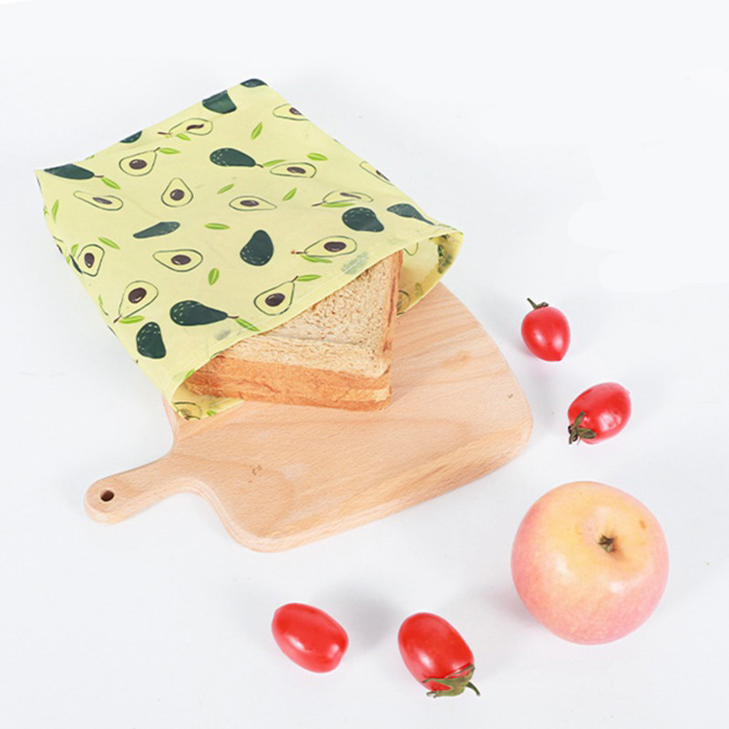 Factory Direct Sale Organic Cotton Beeswax Fresh-keeping Bag, Reusable Beeswax Fresh-keeping Cloth