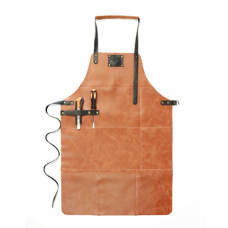 China supplier custom waterproof and anti-fouling genuine leather industrial apron